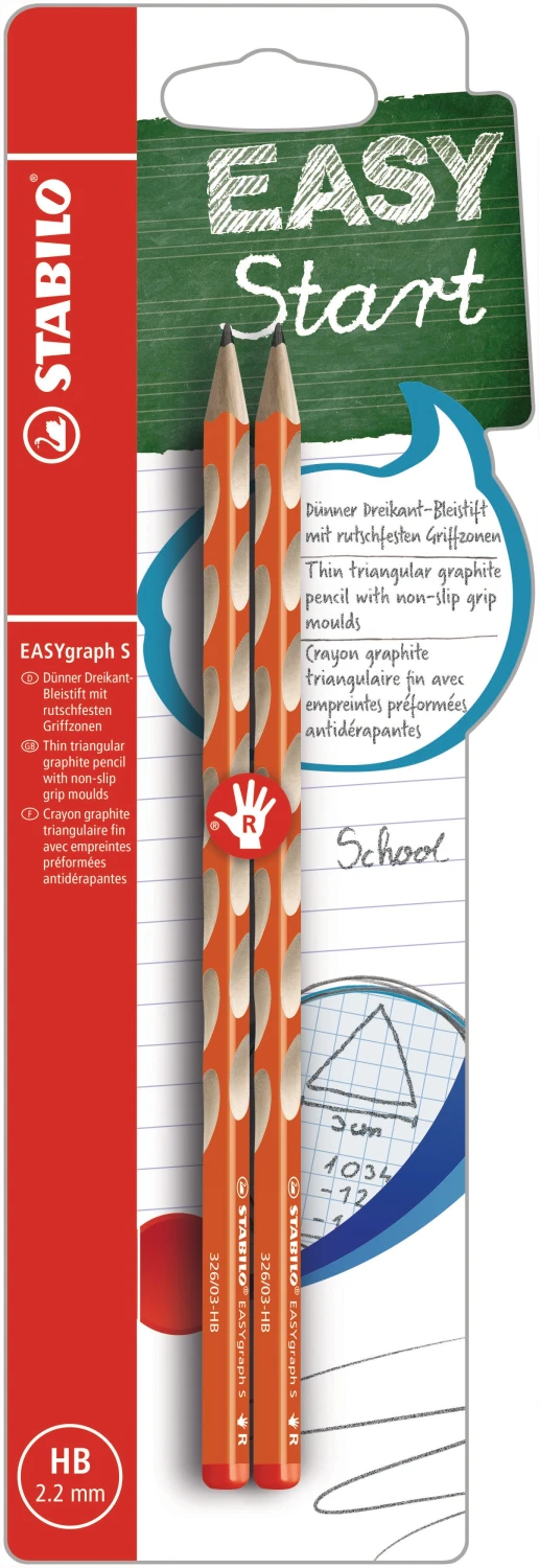 STABILO Crayon EASYgraph S HB - L (2x)