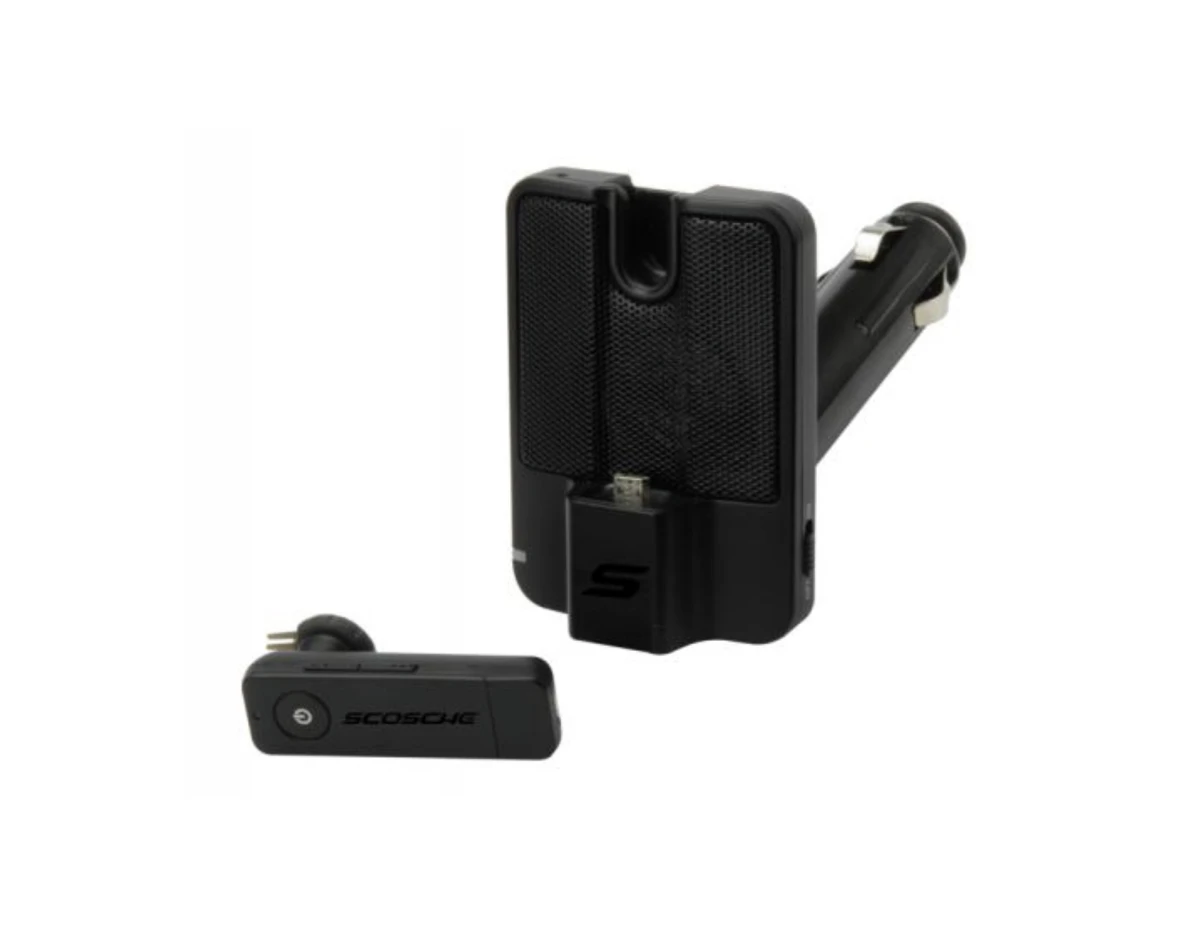 Scosche hearSAY II Bluetooth kit mains libres voiture avec casque et connexion