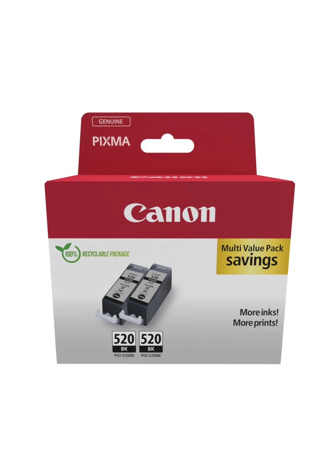 CANON PGI-520BKT Twin Pack Tinte schwarz
