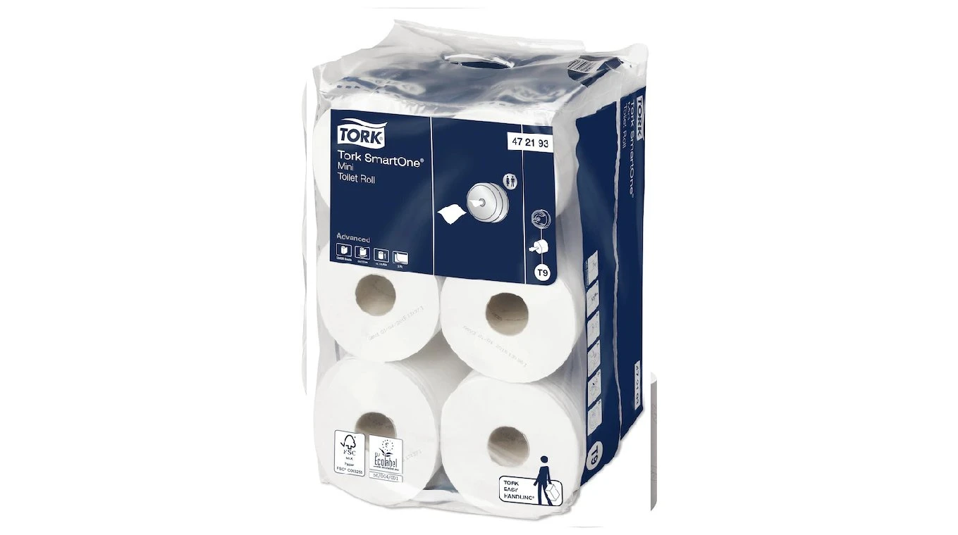 TORK Papier toilette Advanced SmartOne Jumbo Mini 2 couches, 12 rouleaux