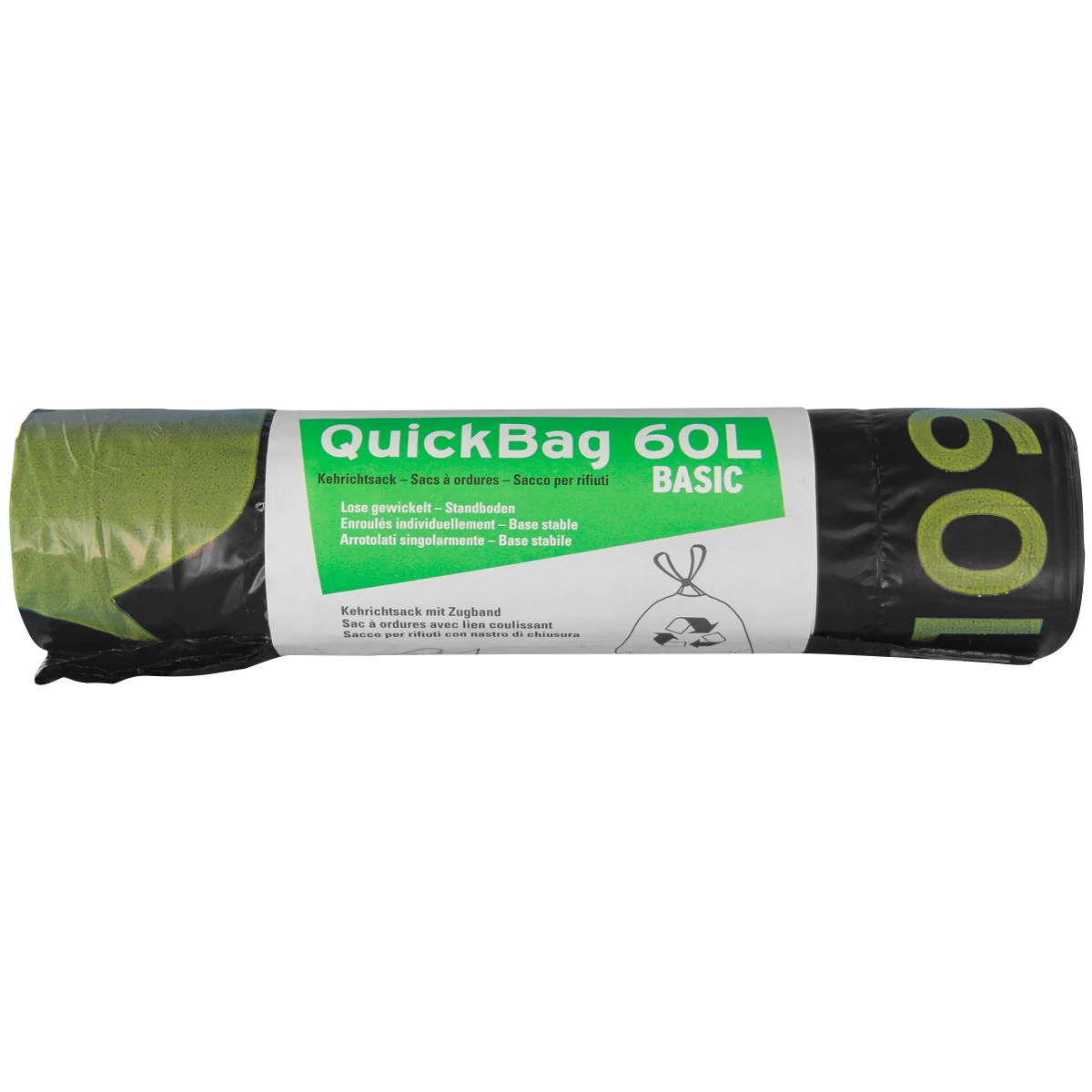 Sacs à ordures Quickbag 60 L, 10 pièces