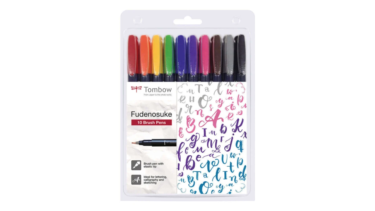TOMBOW Stylo de calligraphie set 10 pcs.