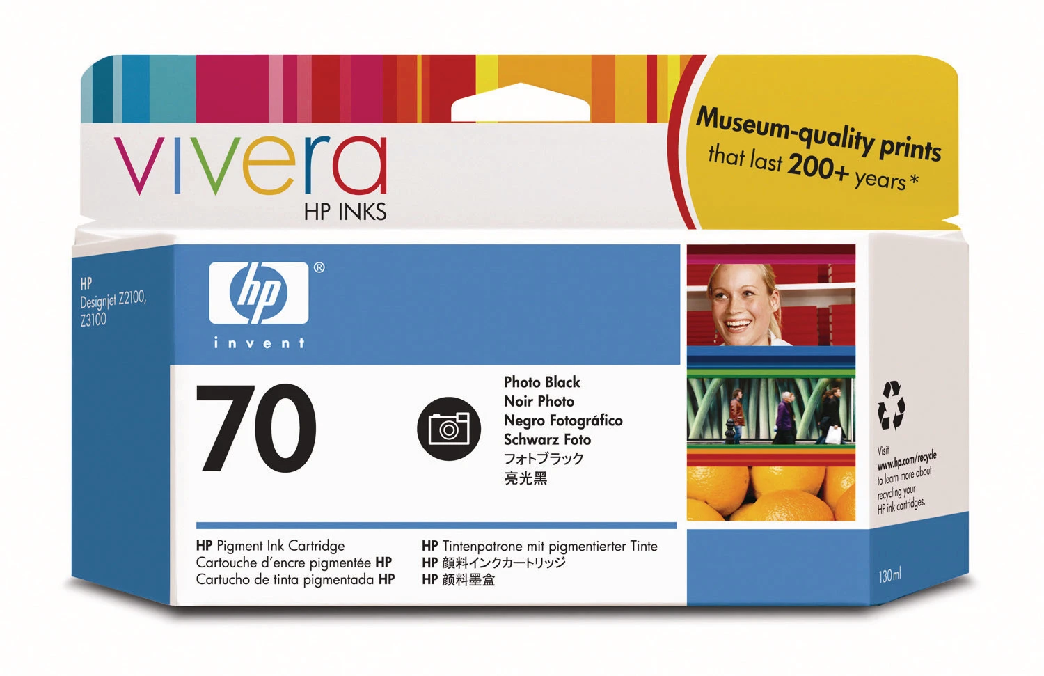 HP Tintenpatrone 70 schwarz photo