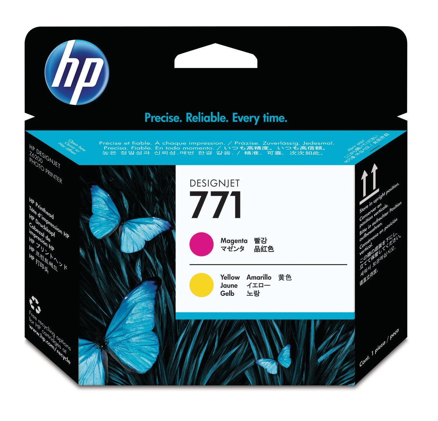 HP Druckkopf 771 magenta/gelb