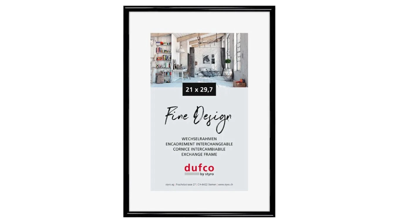 DUFCO Cadre photo PP "Fine Design" 21 x 29.7 cm
