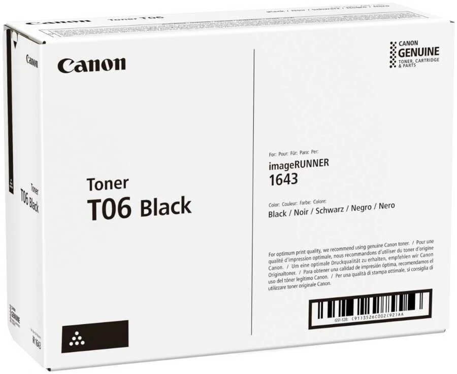 CANON Toner schwarz T06-BK