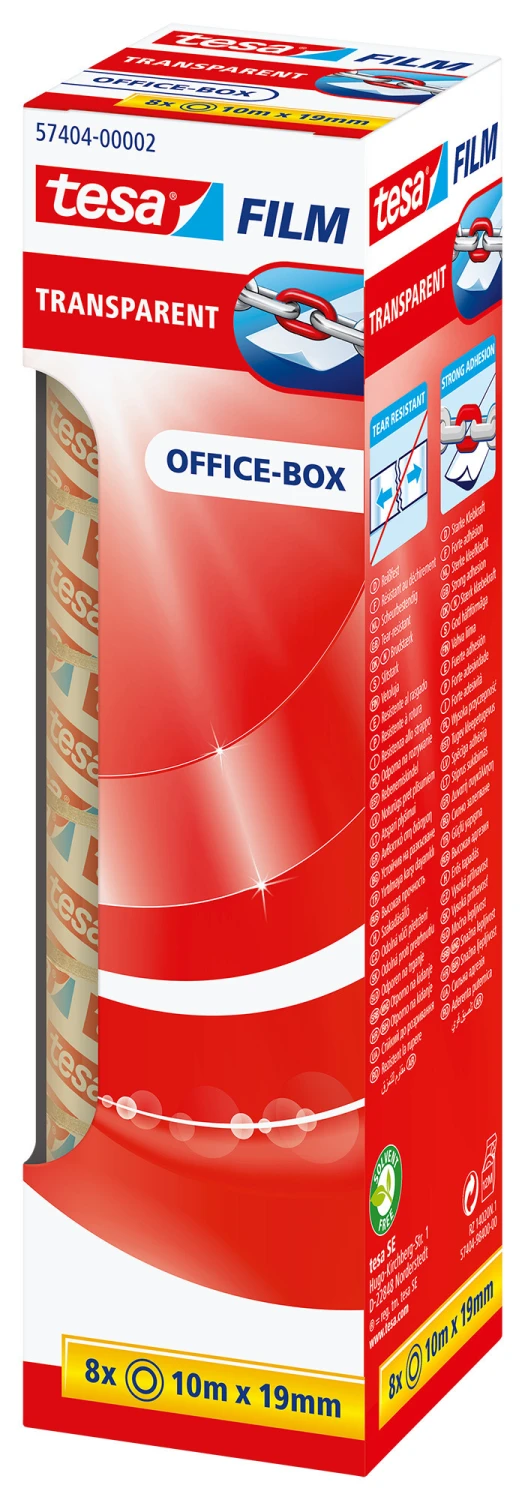 TESA Klebeband transp.Box 10mx19mm