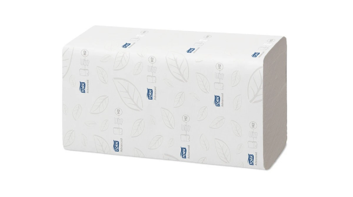 TORK Papierhandtücher Advanced 2-lagig, Z-Falz, weiss