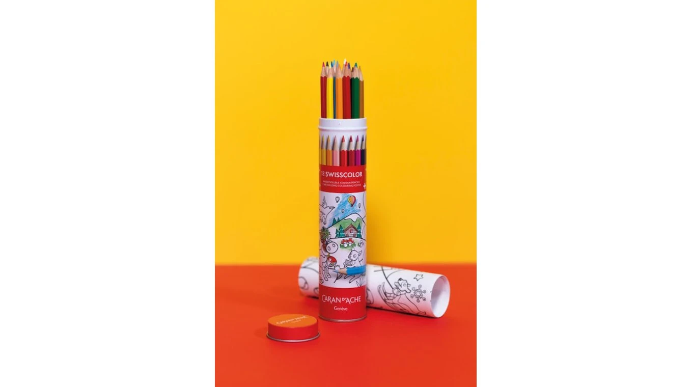 CARAN D'ACHE Crayons de couleur Swisscolor Aquarelle