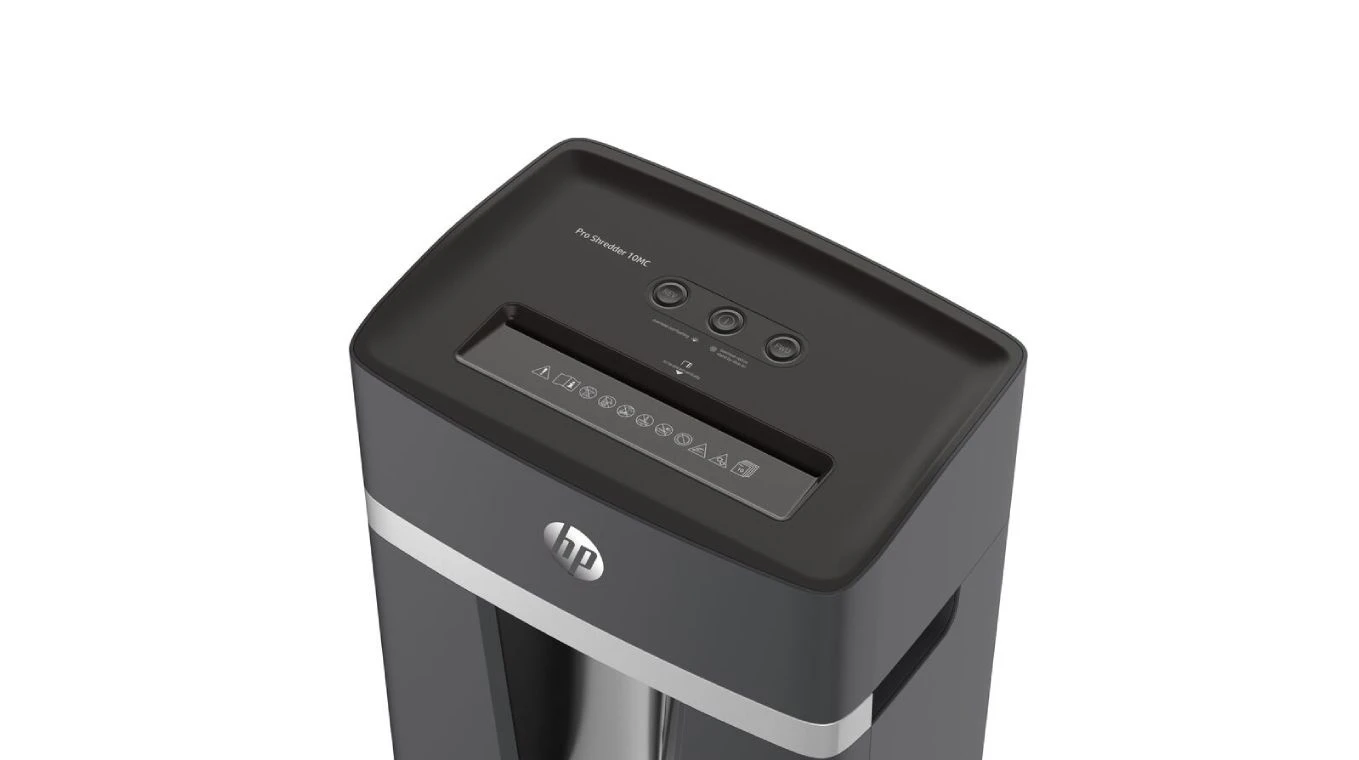 HP Pro Shredder 10 MC Aktenvernichter Mikropartikelschnitt