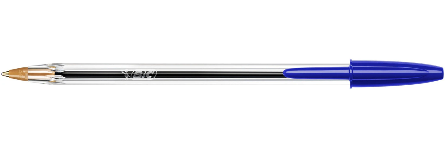 Stylo à bille BIC Cristal Original 1 mm, couleur d'encre bleue