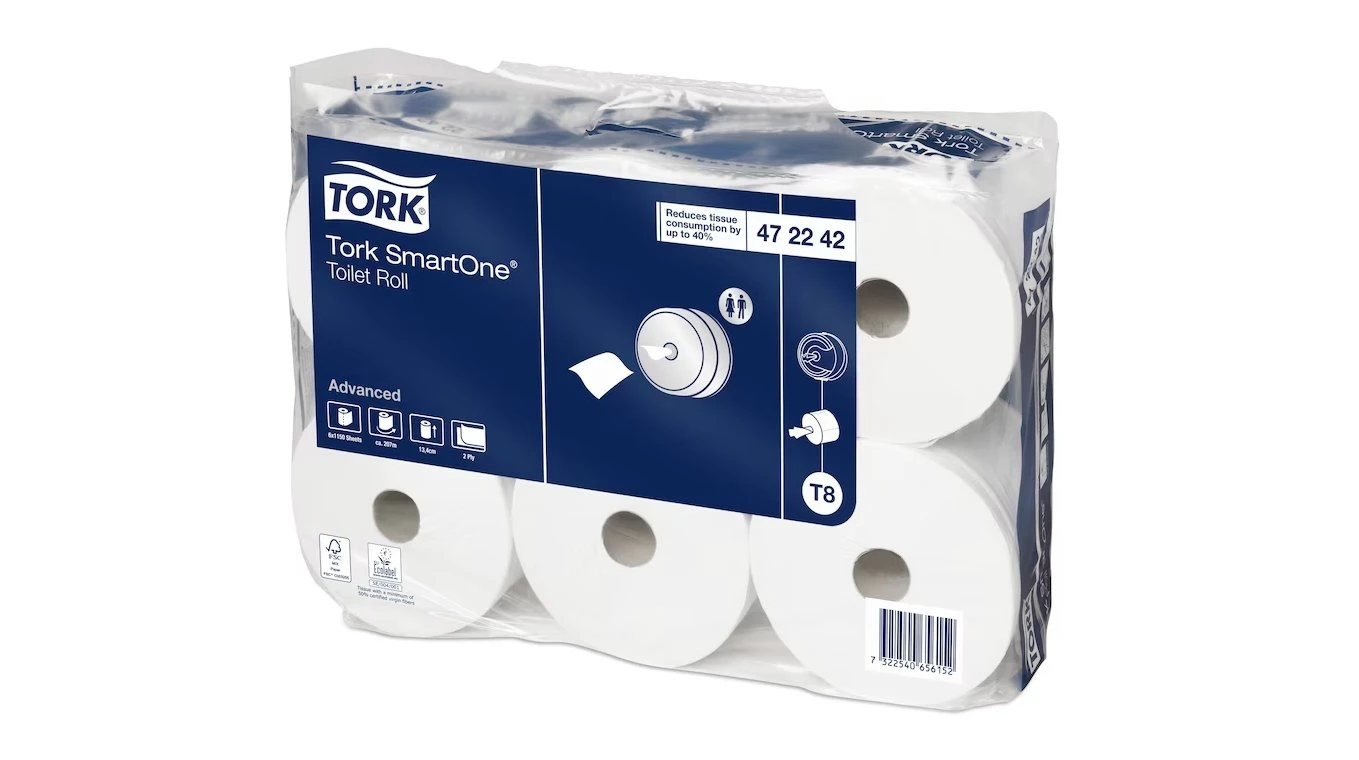 TORK Papier toilette Advanced SmartOne 2 couches, 6 rouleaux