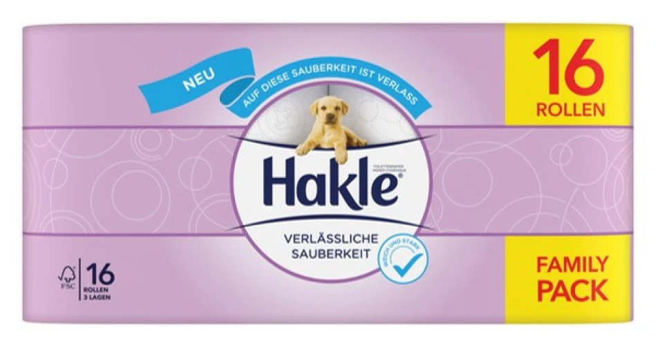 HAKLE Papier toilette Propreté Fiable 3 couches, 16 rouleaux