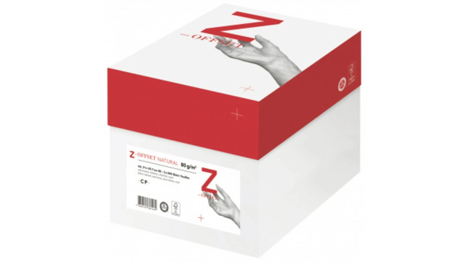 Z-OFFSET Papier copieur Natural A4, 80 g/m², 500 feuilles