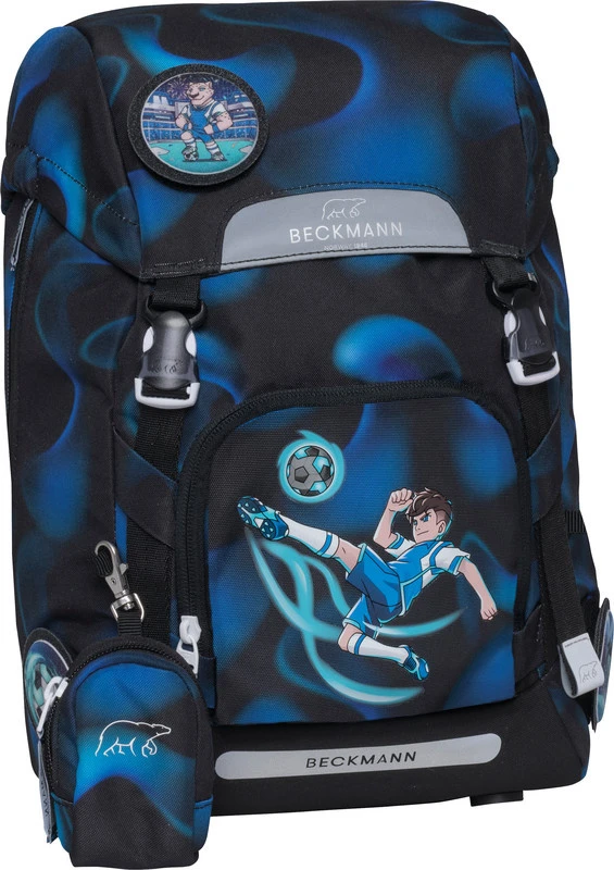BECKMANN Schulrucksack Classic mit Wendetasche