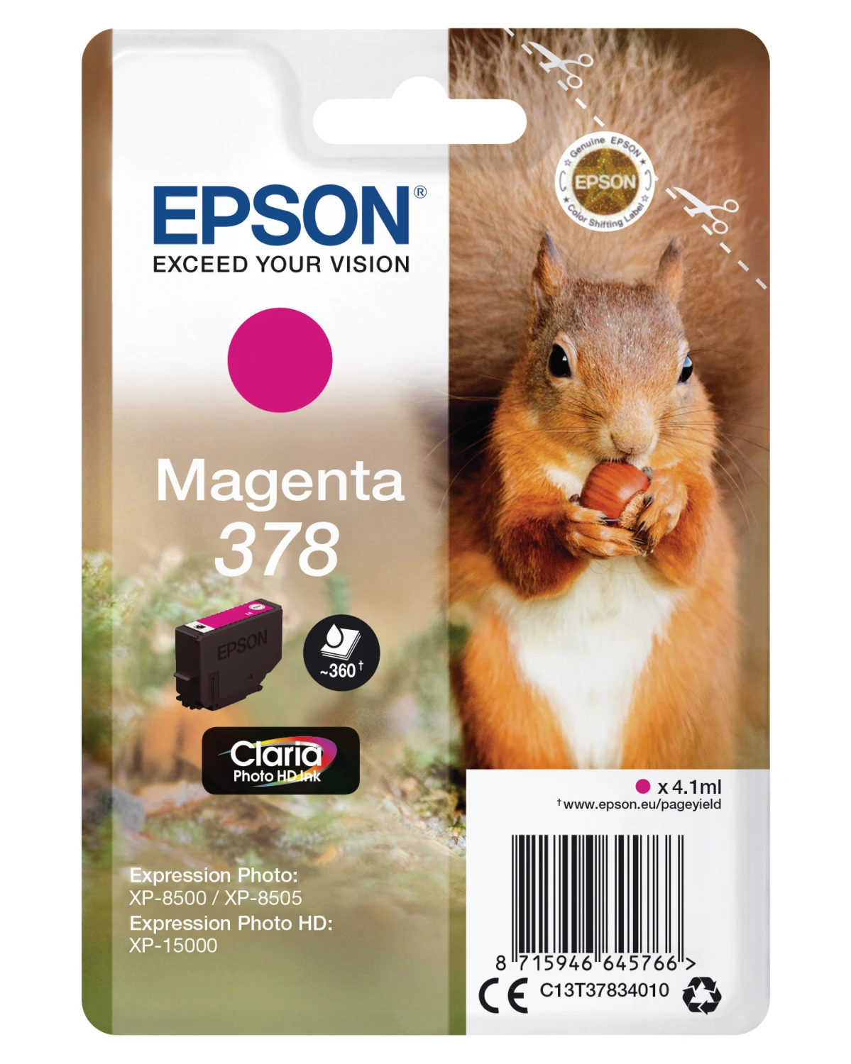 EPSON Tintenpatrone 378 magenta
