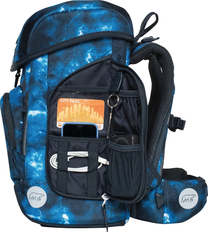 BECKMANN Schulrucksack-Set Plus Air mit Wendetasche