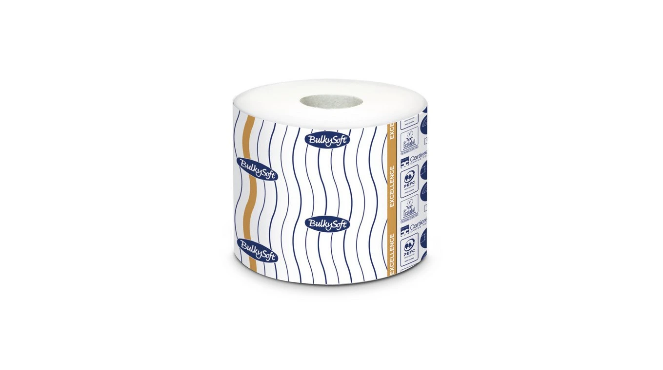 BULKYSOFT Papier toilette Excellence 3 couches, 96 rouleaux