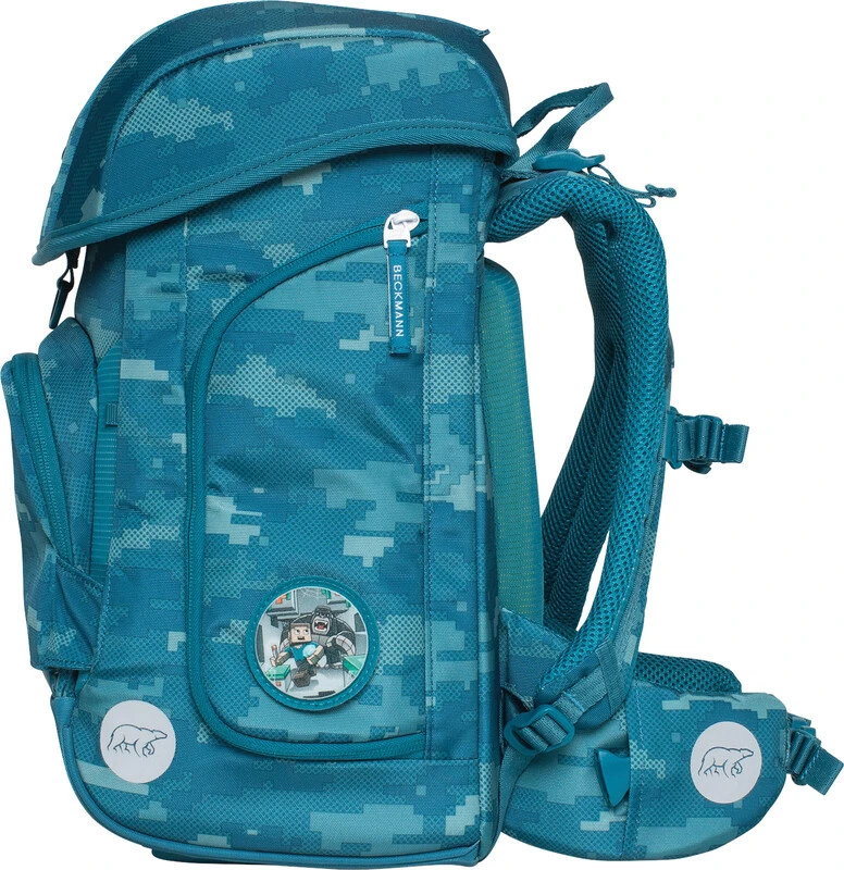 BECKMANN Schulrucksack-Set Plus Air mit Wendetasche