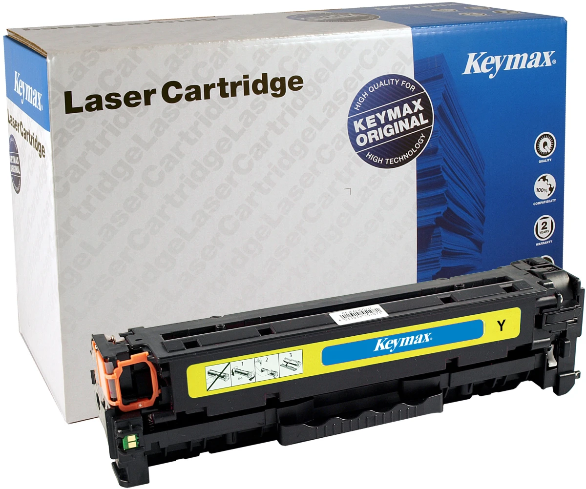 KEYMAX 718YKEY Cartouche toner jaune