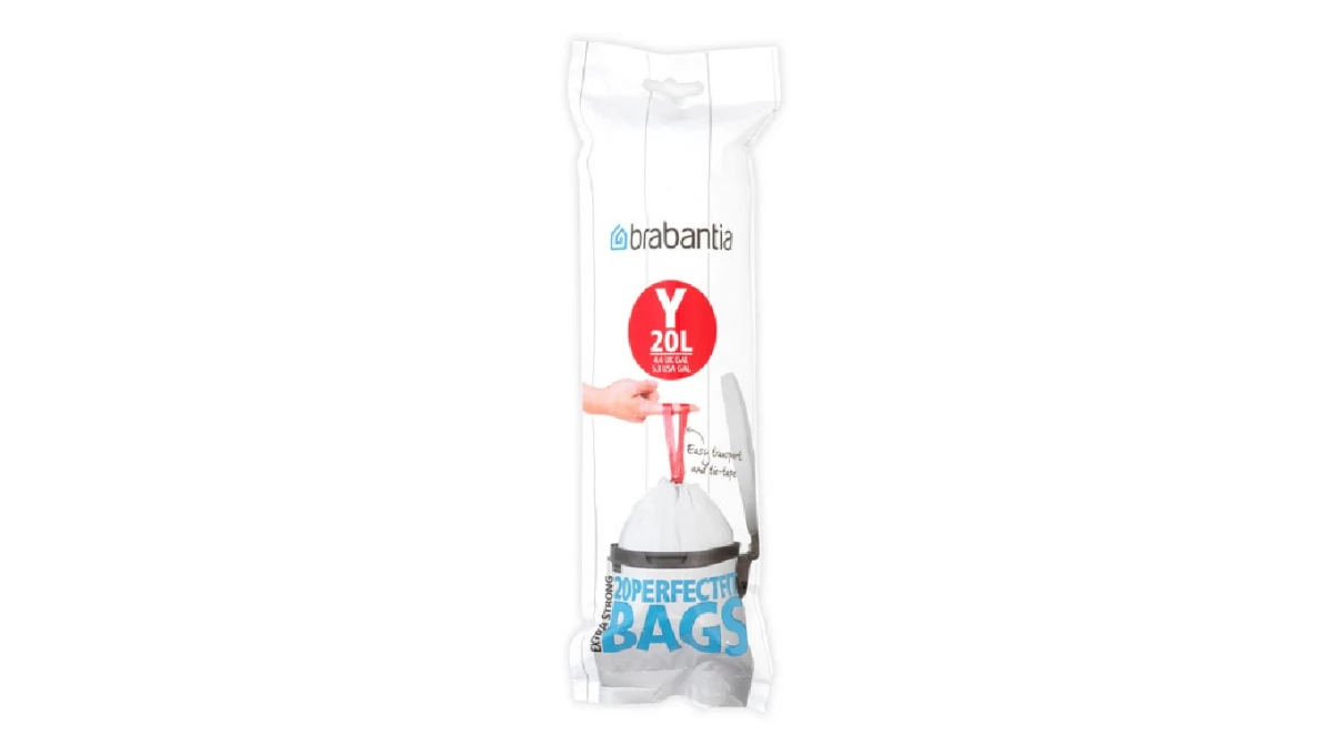 BRABANTIA Sacs à ordures 20 L, 12 rouleaux