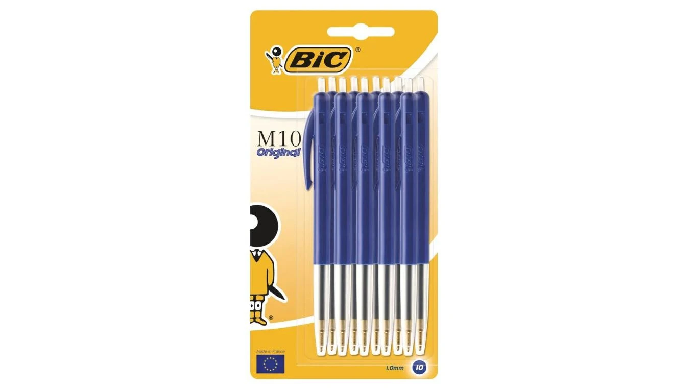 BIC Stylo à bille M10 bleu, 10 pcs.
