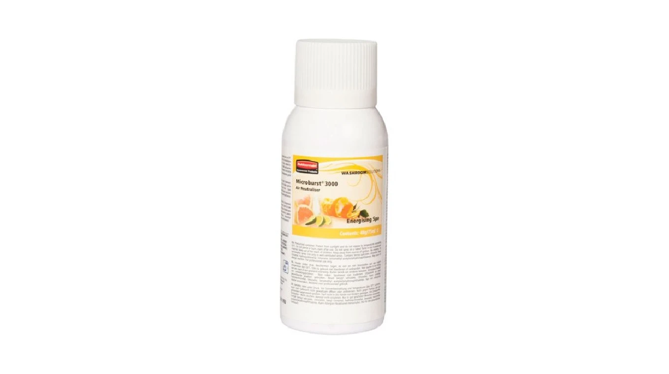 RUBBERMAID Parfum d'ambiance Microburst 3000 Energising Spa 12 x 75 ml