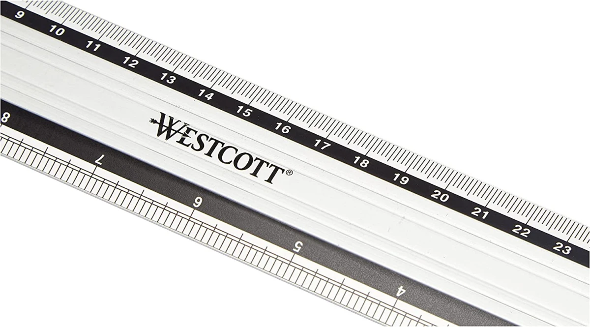 WESTCOTT Règle Alu mat 30 cm