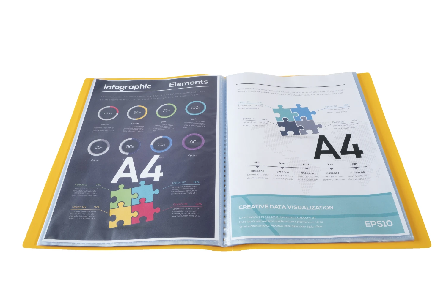 EXACOMPTA Sichtmappe A4, PP, 30 Hüllen,