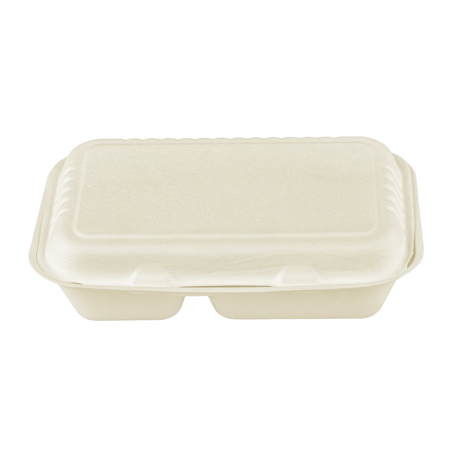 Boîte repas à 2 compartiments rectangulaire 770 ml, 250 pièces