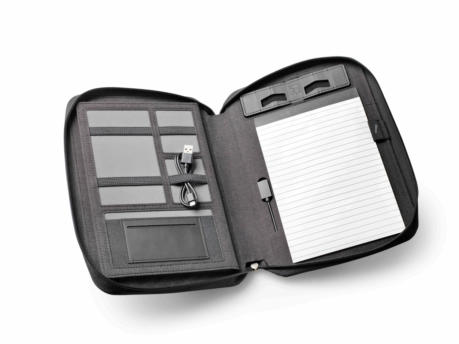 Conférencier, Dufco, A5 avec powerbank 5000 mAh, anthracite