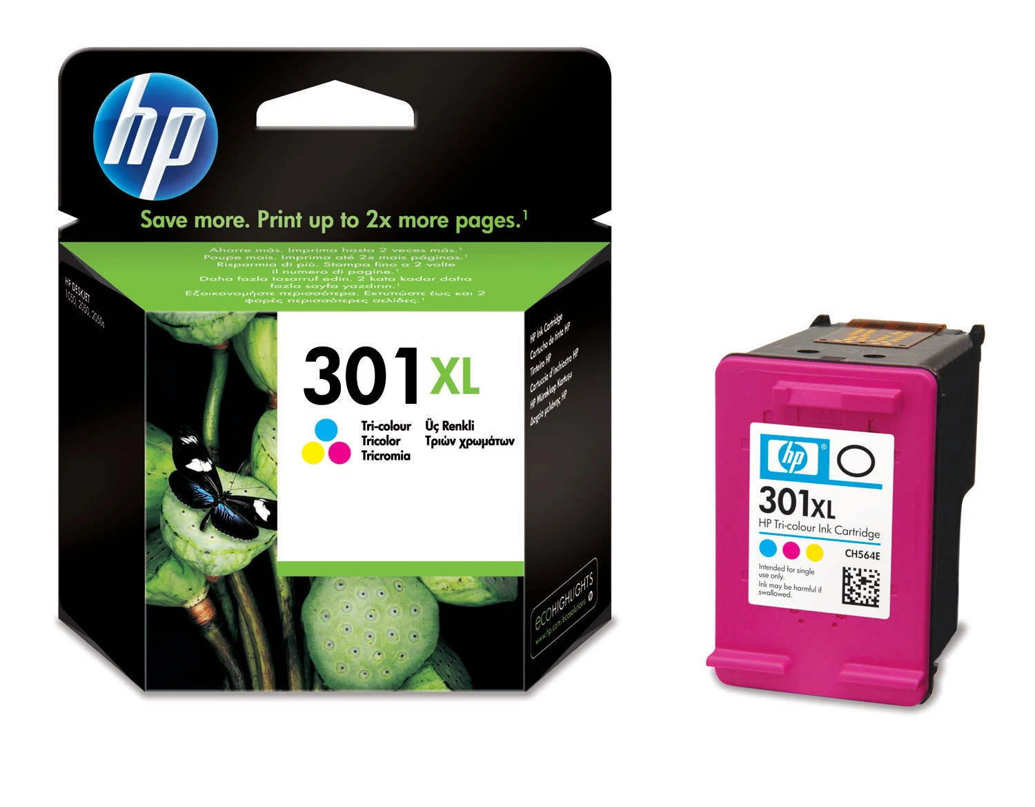 HP Tintenpatrone 301XL color