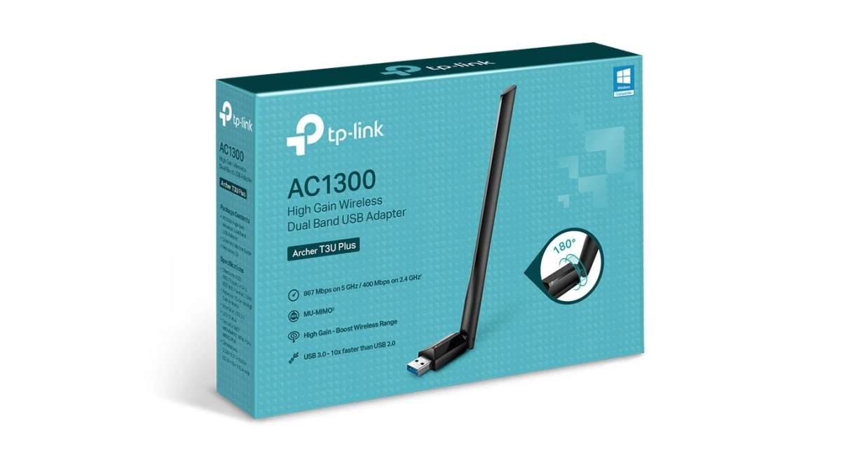 TP-LINK Archer T3U Plus AC 1300 USB WLAN-Adapter