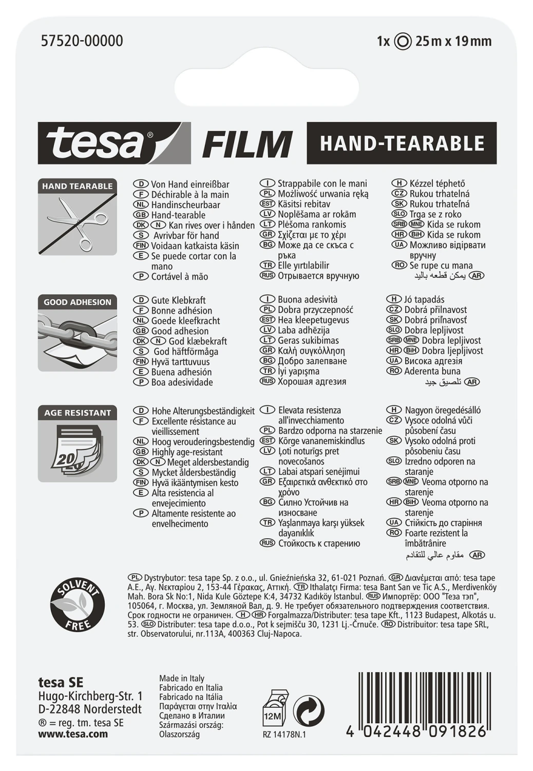 TESA Tesafilm 25mx19mm