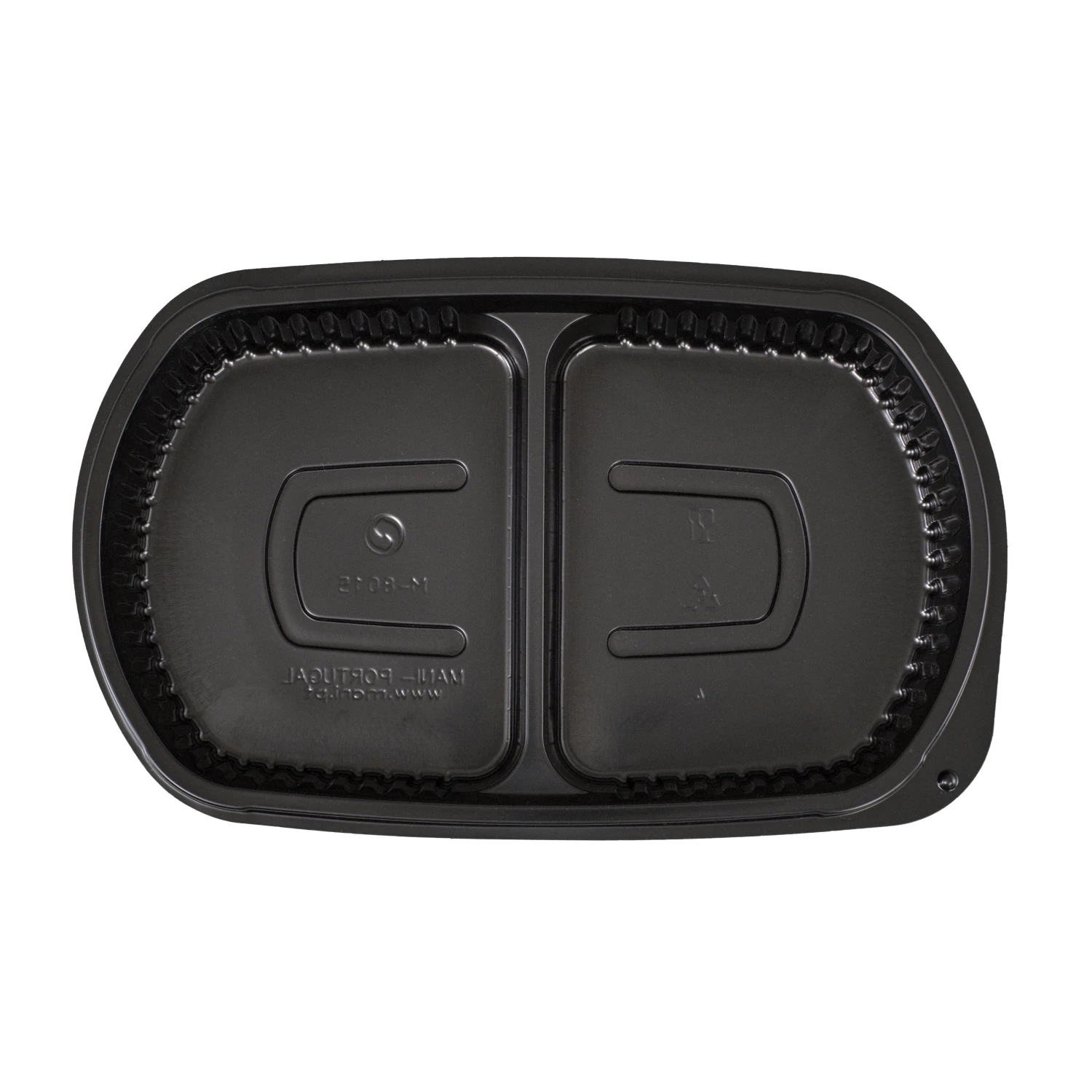 Barquette-repas à deux compartiments 630 ml, 400 pièces