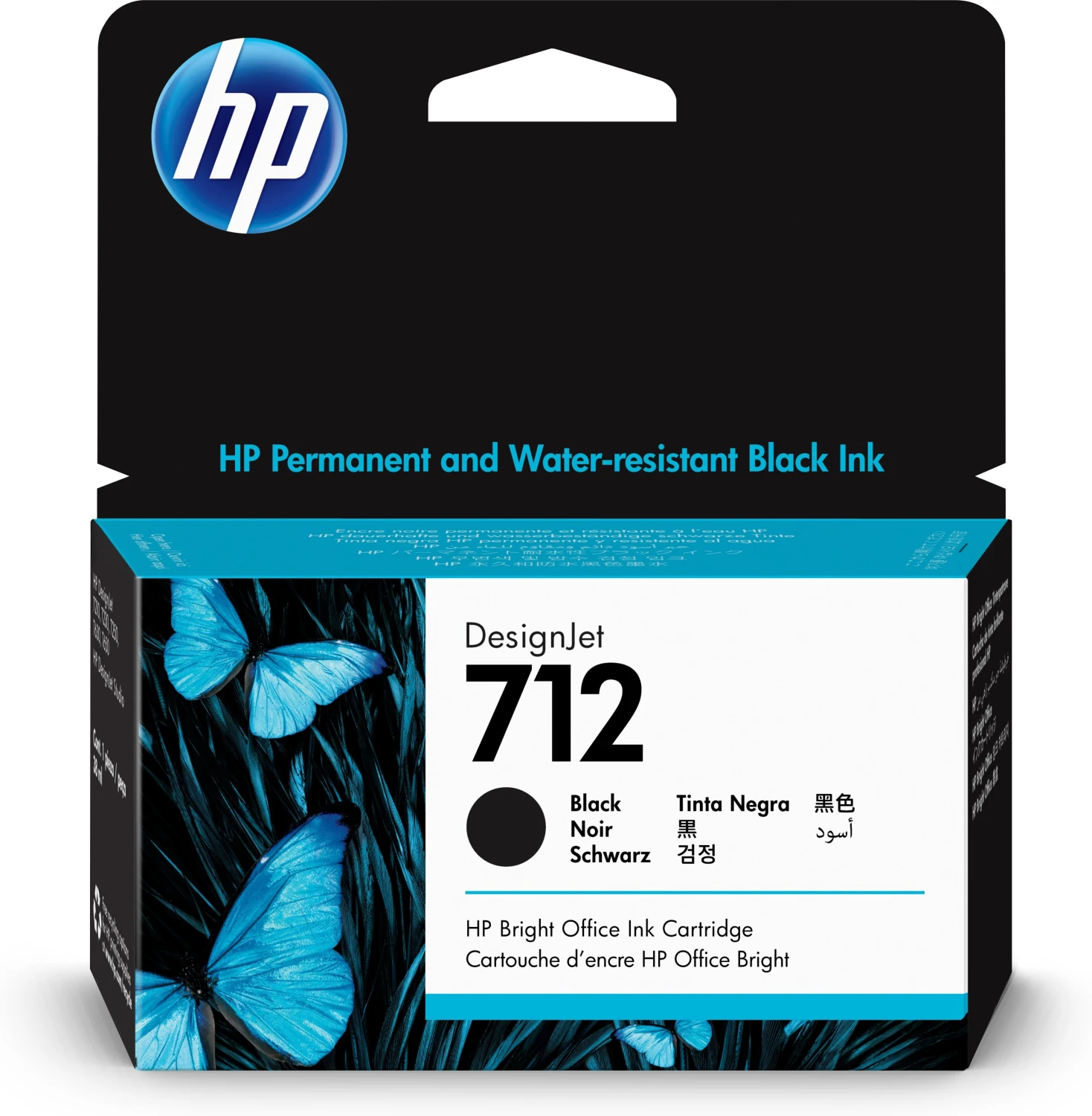 HP Tintenpatrone 712 black
