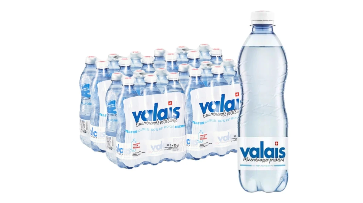 VALAIS Eau minérale prickelnd 24 x 500 ml