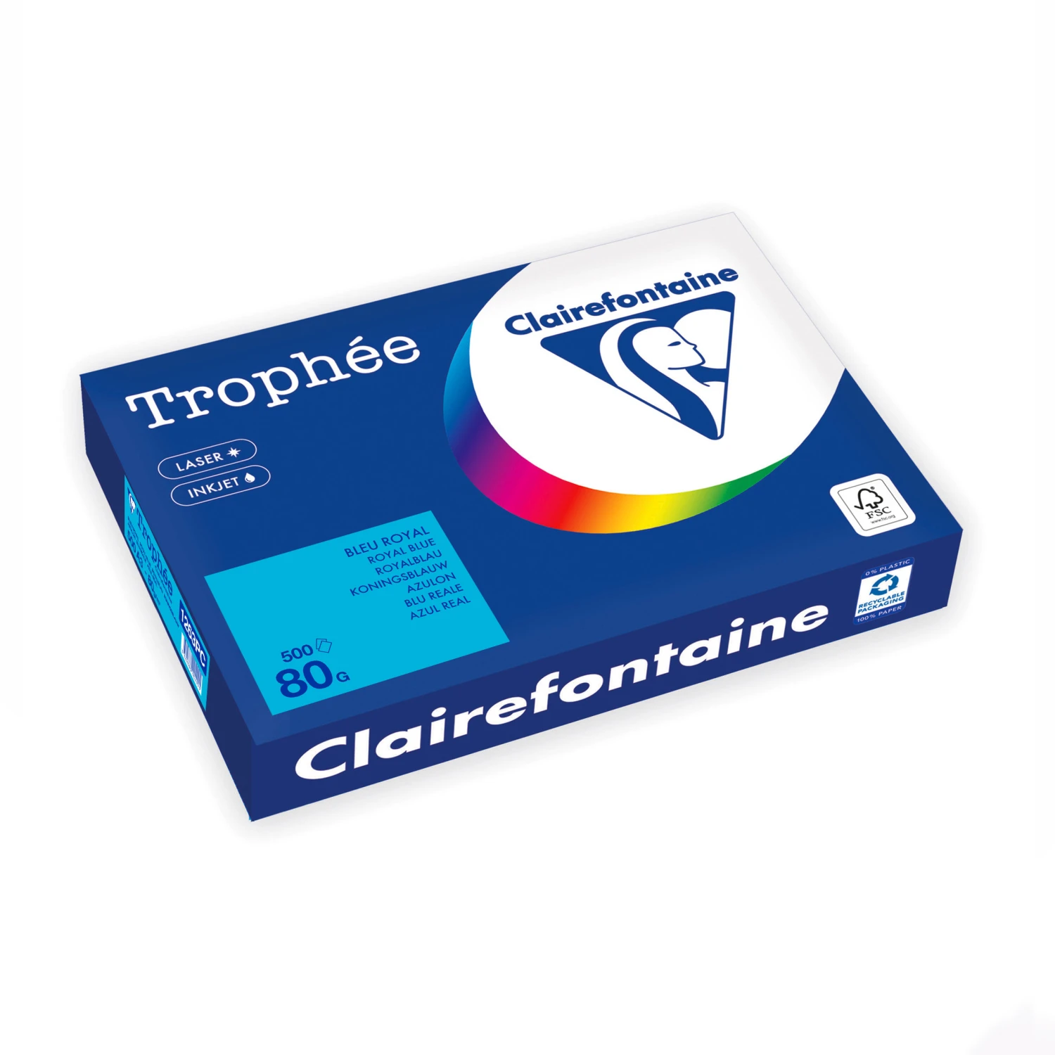CLAIREFONTAINE Kopierpapier Trophée Intensiv A3, 80 g/m², 500 Blatt