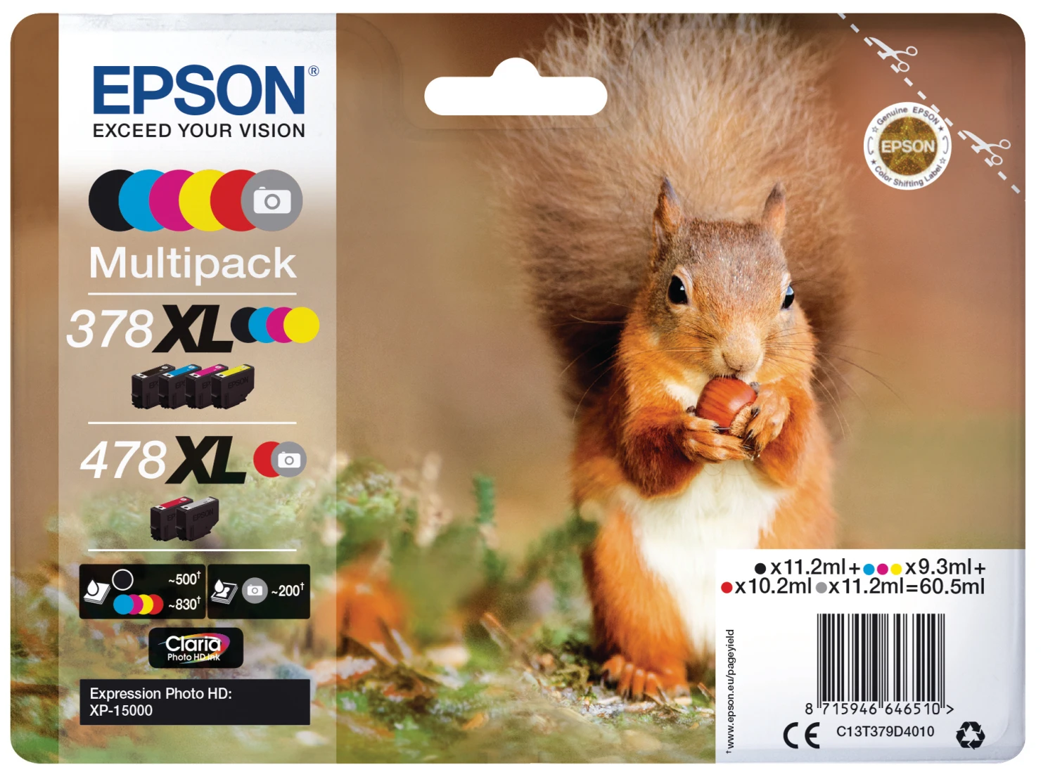 EPSON Multipack Tinte 478XL 6-color