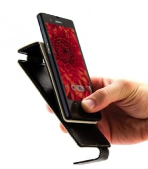 Proporta Gecko Étui à clapet universel en cuir pour smartphone