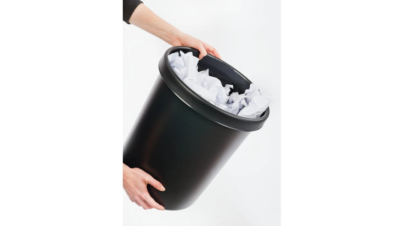 HELIT Corbeille à papier  the german 30 litres