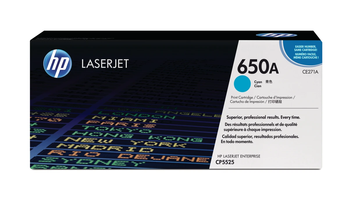 HP 650A  Cartouche toner cyan