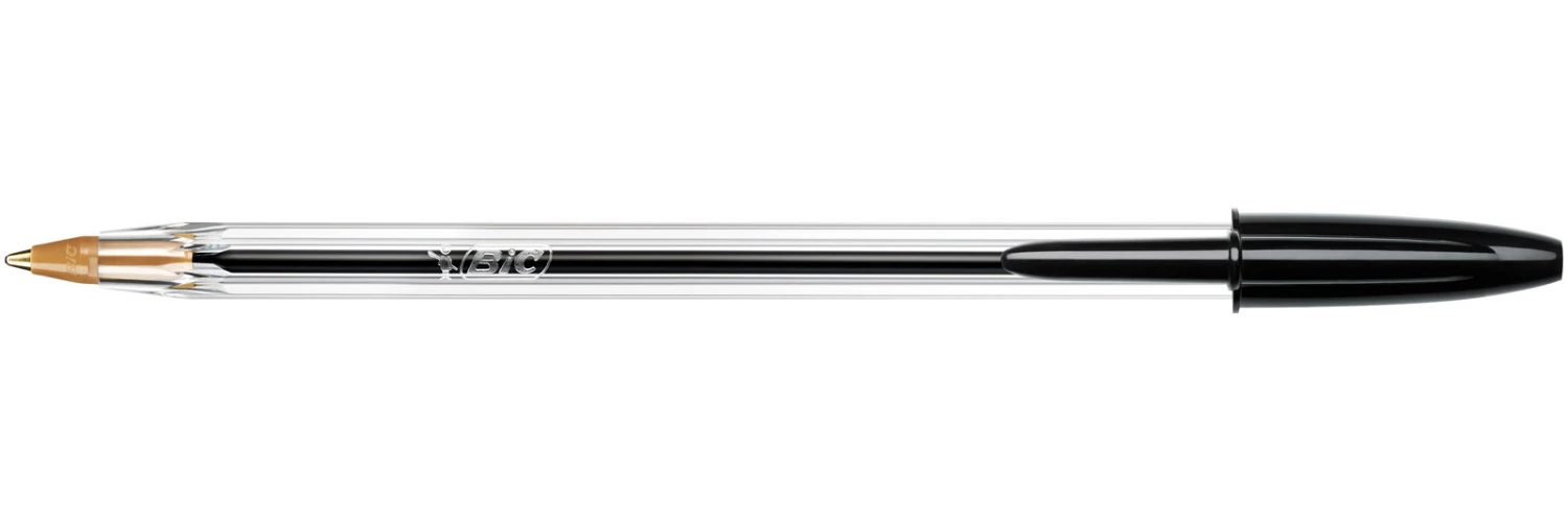 Stylo à bille BIC Cristal Medium 1 mm, encre noire