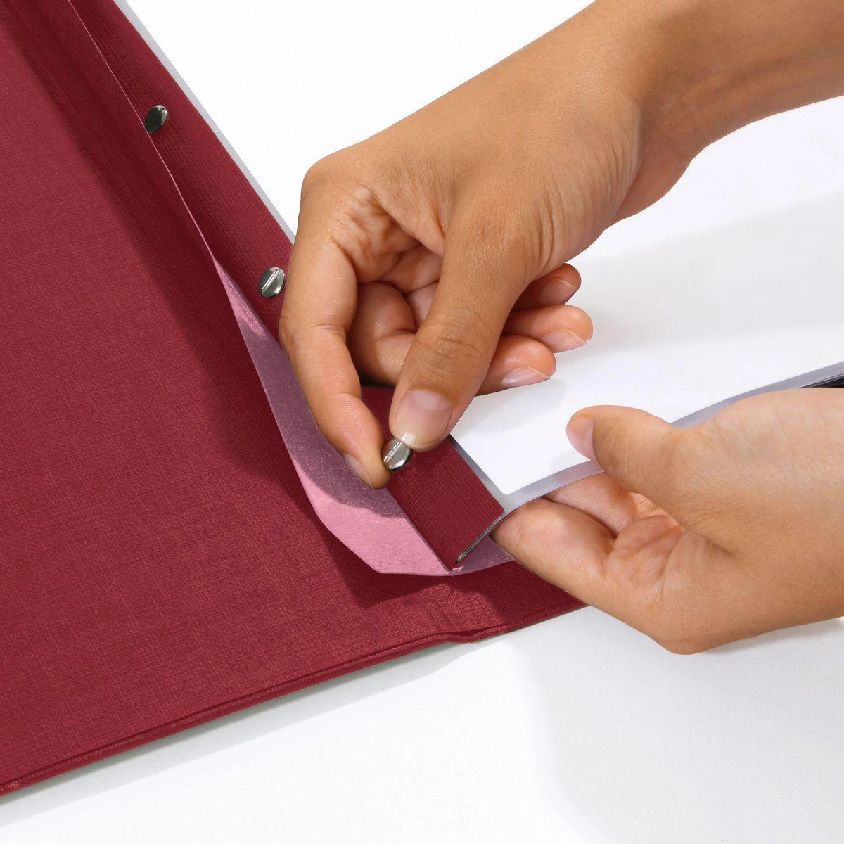 SIGEL Pochettes pour menus avec gaufrage à froid A4