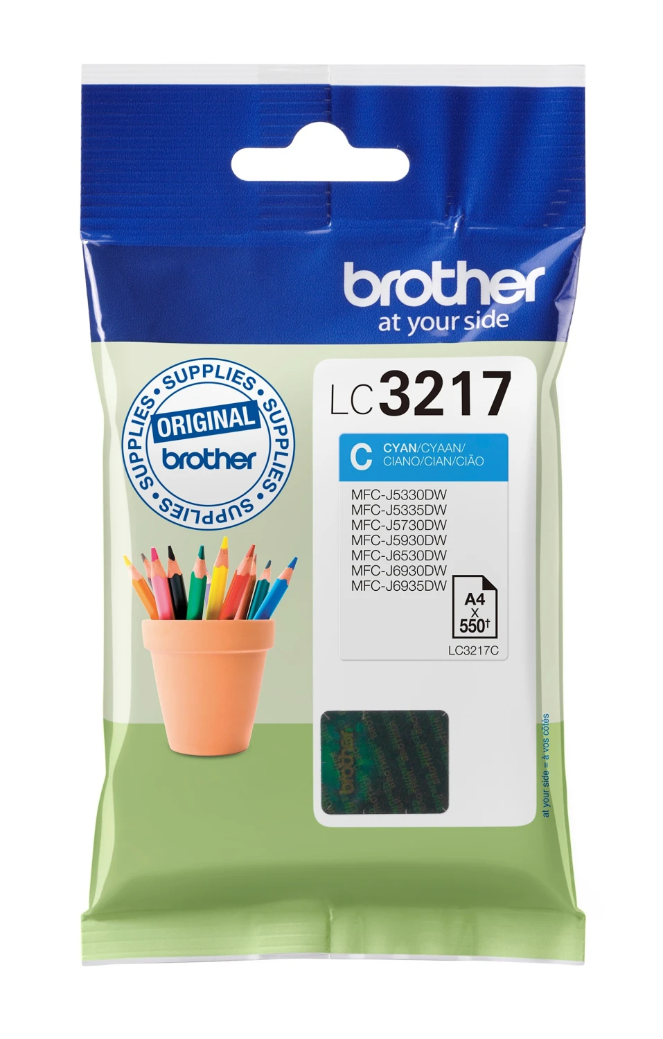BROTHER LC-3217C Cartouche d'encre cyan