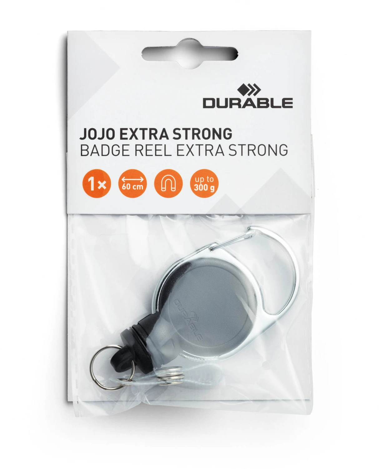 DURABLE Ausweishalter Jojo extra strong