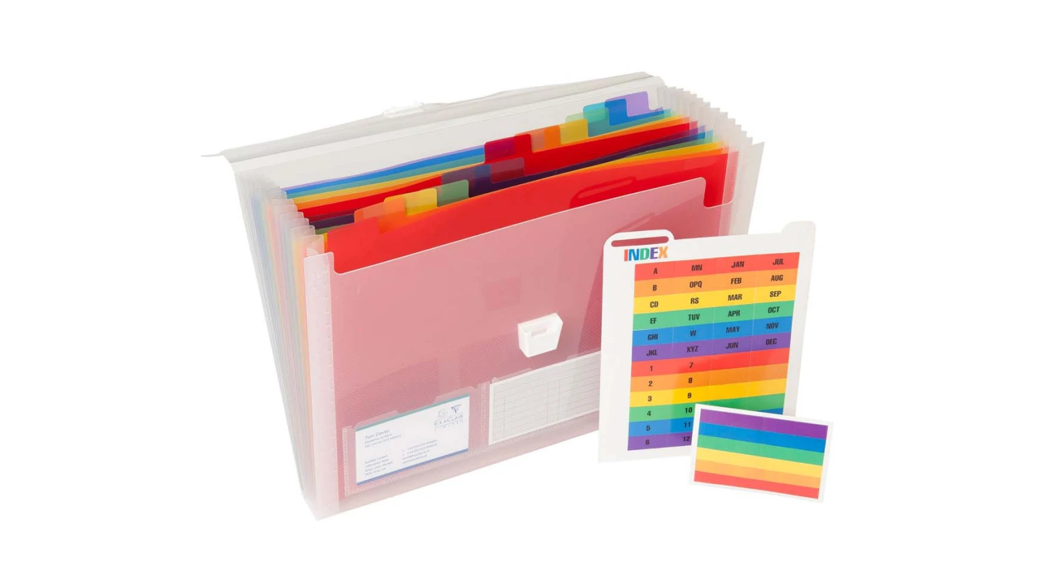 EXACOMPTA porte documents Crystal 13 compartiments
