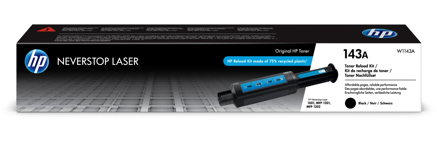 HP Toner Nachfüllset 143A schwarz
