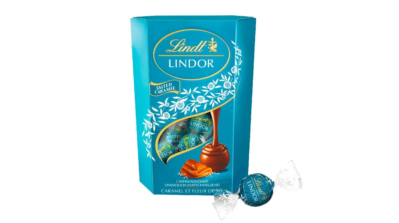 LINDT Lindor Boules Salted Caramel Lait 200g