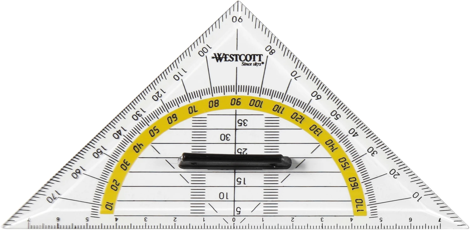 WESTCOTT Equerre mit Griff 14 cm - manche mobile